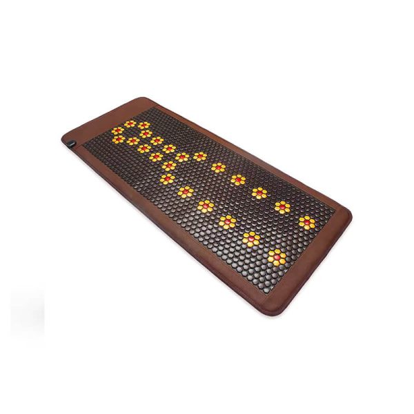 Luxuryade CT25 BIO Jade Far Infrared Pemf Mat Heating Therapy Sauna Back Mat 75Inch Magnetic Tourmaline Massage Mattress