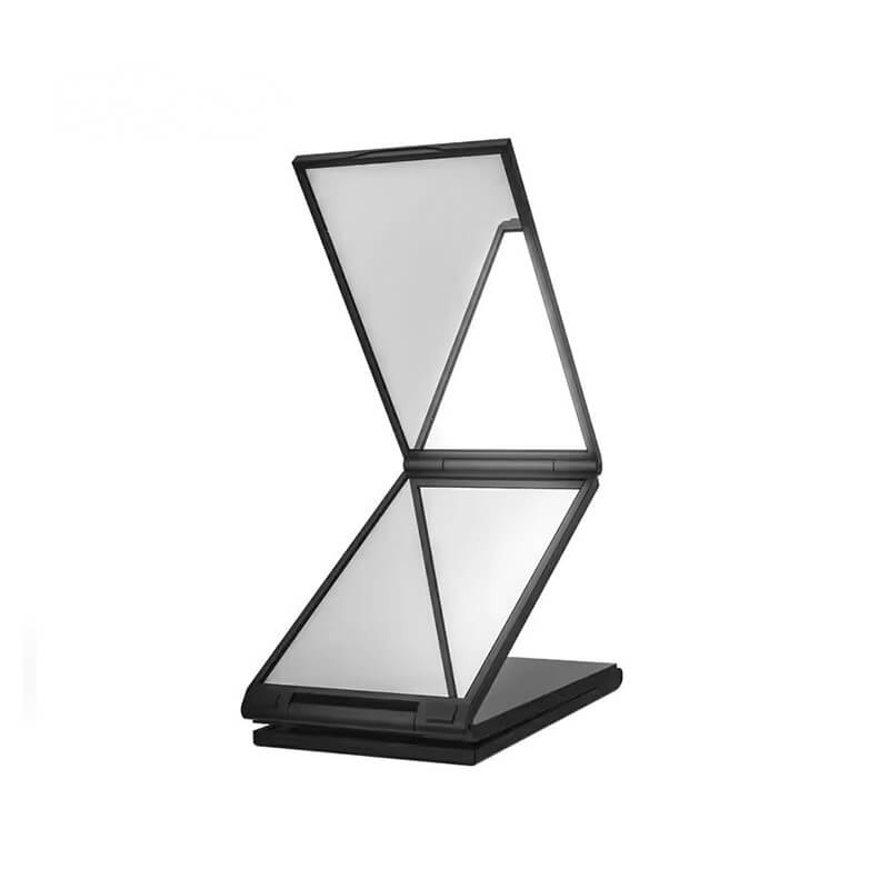 Mirror 360 Degree Handheld Desktop Portable Foldable Makeup Mirror For Self Hair Cutting Makeup Mirror Beauty Tool