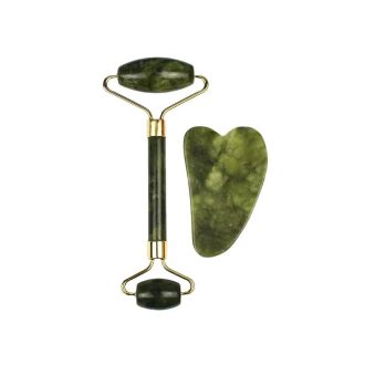 Jade Scraping Facial Massage Beauty Tool Natural Jade Scraping Board Roller Massager Law Tattoo Eye Beauty Bar